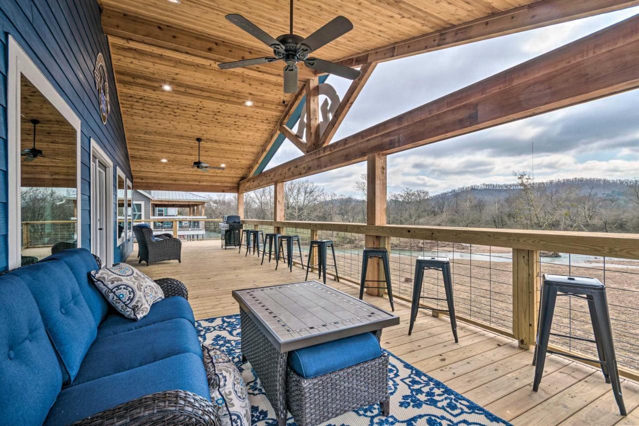 Upscale Riverfront Home With Beach And Fire Pit! Glenwood Eksteriør billede