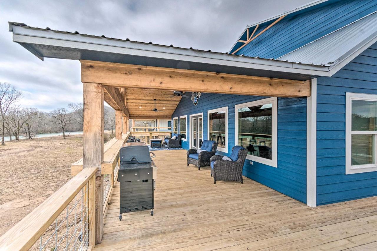 Upscale Riverfront Home With Beach And Fire Pit! Glenwood Eksteriør billede
