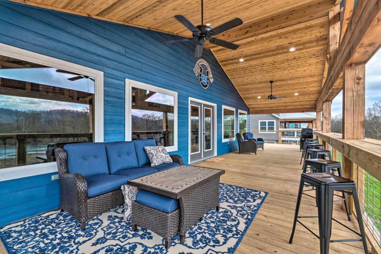 Upscale Riverfront Home With Beach And Fire Pit! Glenwood Eksteriør billede